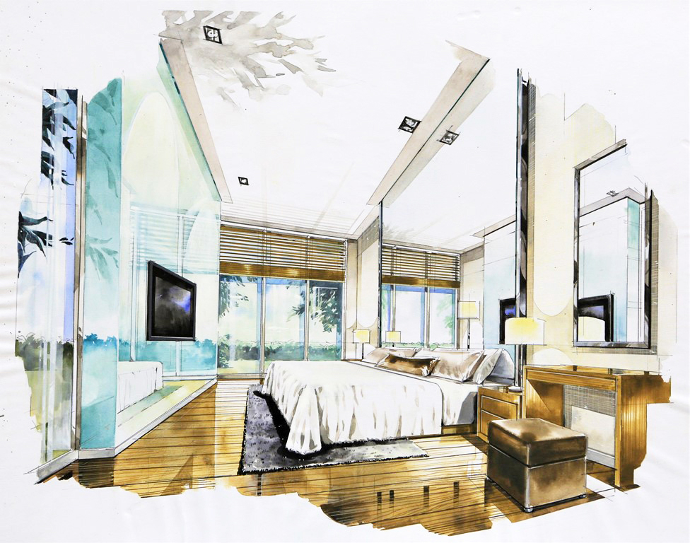 LeoDesignGroup Interior Design Services Concept Sketch 03