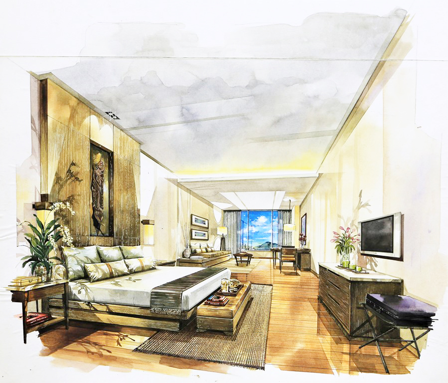 LeoDesignGroup Interior Design Services Concept Sketch 36