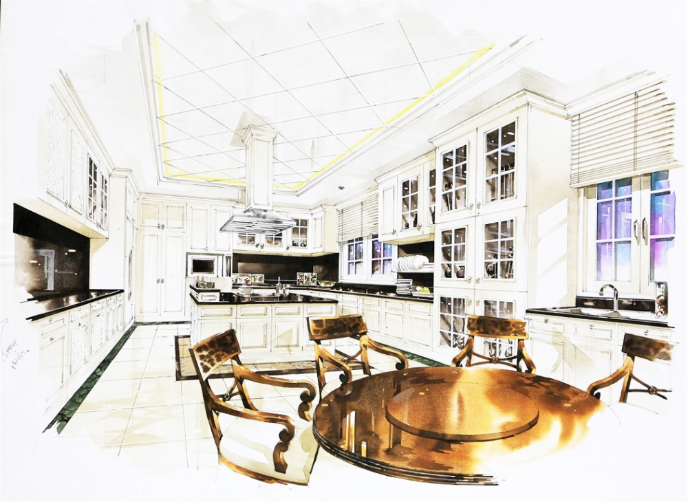 LeoDesignGroup Interior Design Services Concept Sketch 11