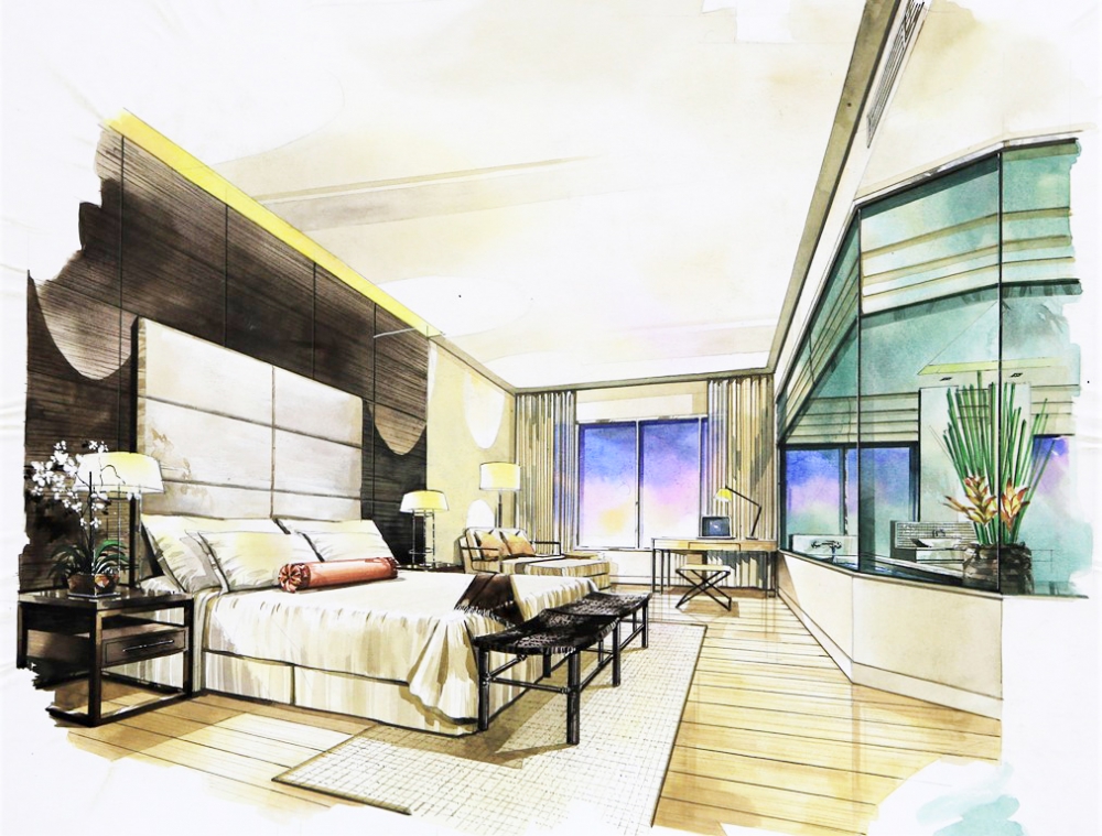 LeoDesignGroup Interior Design Services Concept Sketch 21