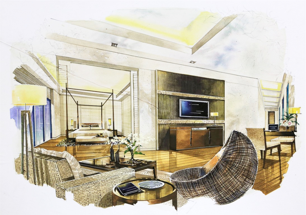 LeoDesignGroup Interior Design Services Concept Sketch 33